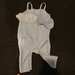 Light Blue Chambray Kids Overalls MOLO